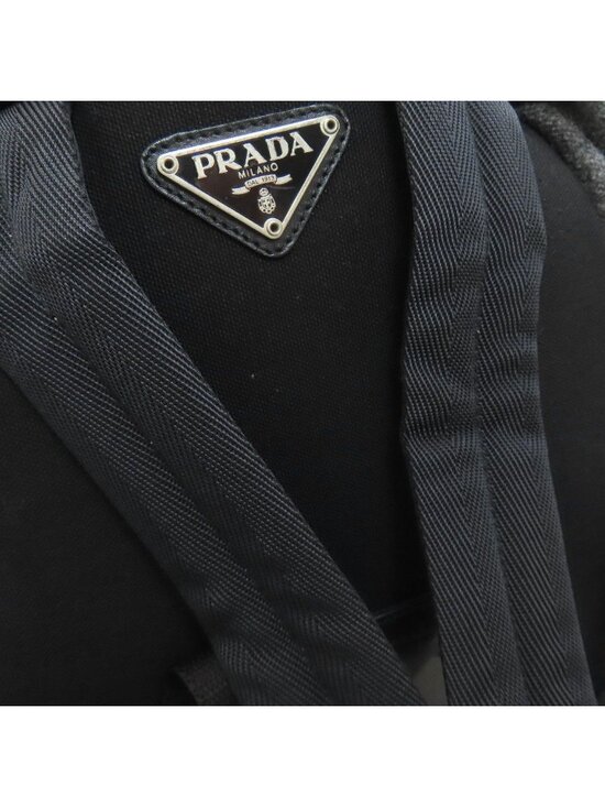 Prada Logo Backpack Wool main image 5